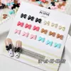 Celebridad de Internet Dibujos Animados Accesorios para Uñas Puntos Lazo Mini Brillantes Tridimensionales Coloridos Resina Decoración de Pedrería para Uñas Venta al por Mayor