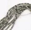 Venta al por mayor de fabricante, cuentas sueltas de piedra natural para pulseras, joyería, productos semiacabados DIY 6/8/10 mm, accesorios de cuentas espaciadoras
