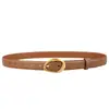 Cinturón de Cuero Decorativo Versátil con Hebilla de Pin para Mujer, Cinturón Versátil de Moda Coreana de Nicho para Jeans, En Stock al por Mayor