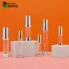 En stock Como material de embalaje para botella de vacío 5 ml-50 ml galvanizado spray de emulsión muestra de botella de vacío rellenado