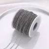 Venda Direta de Fábrica de Correntes Soltas de Aço Inoxidável que Preservam a Cor, Correntes em Forma de O nas Cores Dourado e Aço, Acessórios Artesanais para Joias DIY no Atacado