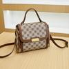 Bolsa Texturizada Nova Tendência 2026 Estilo Luxo, Bolsa Transversal Quadrada Pequena Fashion, Bolsa de Ombro Versátil Feminina com Textura de Couro