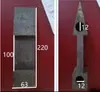 Accesorios para máquina pulidora de superficies de carretera válvula de suministro impulsor de cuatro palas manguito direccional rueda divisoria cepillo pulidor manganeso 13 placa lateral superior