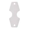 4.5*10.6 Tarjeta Plegable Blanca Lisa para Collar Múltiples Especificaciones Mini Joyería Pulsera Aro para el Cabello Banda de Goma Cartón de Empaque