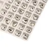 Acessórios para Nail Art Rede de Diamante Transparente Venda Quente Coração Torto Machado Gota d'Água Quadrado Gordo Borboleta Diamante Branco Folha de Ouro Decorações para Unhas