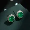 Nuevos Pendientes de Piedra Natural de Lujo Ligero Estilo Chino con Circonita Microincrustada de Cobre, Agujas de Plata S925, Disponibles en Múltiples Colores, Pendientes Versátiles y Elegantes para Mujer