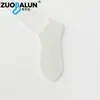 Meias Femininas de Seda Finas para o Verão, Antibacterianas, Resistentes a Odores, Respiráveis, Meias Cano Baixo Caneladas, Meias de Algodão Lisas Sem Costura Atacado
