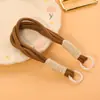 Lanyard Colorido Creativo de Doble Hilo con Doble Hebilla para Teléfono Móvil, Lanyard para Teléfono con Patrón Nudo Bloqueo de Color, Llavero, Accesorio para Bolso