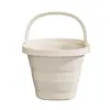 Balde de água dobrável, grande capacidade, adequado para uso doméstico, dormitórios estudantis, uso no carro, pesca ao ar livre, viagens e banho de pés portátil.