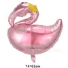 Novo Balão de Folha de Alumínio Flamingo Praia Havaí Abacaxi Boia de Natação Palmeira Tropical Coqueiro Decoração com Balão