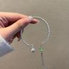 Diseño de Palacio Pulsera de Campana de Ciempiés Hetian Pulsera para Mujer Alta Sensación Personalidad Estilo de Lujo Ligero Dinastía Han