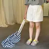 Pantalones Cortos de Tres Cuartos Versátiles y Frescos de Algodón de Color Sólido Estilo Coreano Casual de Verano para Niños y Niñas Aimo Beibei