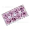 Yongsheng flor al por mayor 8 cabezas de flor de rosa grado B 4-5 cm flores reales flores material floral DIY especificaciones completas