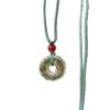 [Collar de Liquidación de Agosto] Collar de Amor para Niña con Colgante de Gota de Agua de Lazo, Nicho Joker, Collar de Candado Ruyi