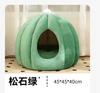 Nido para gato monstruo invierno cálido casa para gato cama para gatito para dormir invierno cerrado perrera universal cuatro estaciones suministros para mascotas
