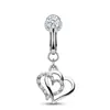 Pendientes sin perforación transfronterizos, Pinzas para orejas de mariposa con diamantes, Juego de 5 piezas, Anillos para ombligo sin perforación, Joyería personalizada para perforaciones