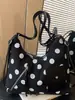 2026 Bolso de Hombro Nuevo Elegante de Moda Ins de Gran Capacidad con Lunares y Bloques de Color Frescos Bolso Casual de Moda para el Trabajo Bajo el Brazo
