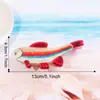 Golais Joias Animal Marinho Fofo Peixe Tropical Presilha Desenho Animado Parte de Trás da Cabeça Grampo de Cabelo Feminino Tiburón Presilha de Cabelo Acessórios