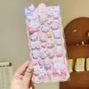 Pegatinas de PP de Durazno Lindas para Alivio del Estrés Decorativas Pequeñas Celebridad de Internet Creativas en Relieve 3D Pegatina de Durazno para Trasera de Funda de Teléfono