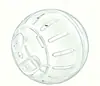 Pelota para Hámster Rueda para Correr para Hámster Mascota Pequeña Pelota Rodante Mini Pelota Giratoria de Ejercicio Juguete de Plástico para Hámster