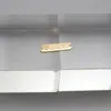 Etiqueta de Metal Costurada à Mão com Letras em Inglês, Fivela Retangular com Letra, Etiqueta para Roupa, Fivela Decorativa para Sapatos e Chapéus, Acessórios para DIY de Colares