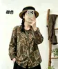 Otoño 2026 Nuevo Algodón Lino Retro Artístico Nueva Camisa Estampada Holgada Superior Cardigan Casual Ropa para Mujer