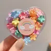 Mini Pasador Acrílico Estilo Dulce de Princesa Pinza para Flequillo Infantil Pinza de Garra Pequeña para la Frente Accesorio para el Cabello Femenino
