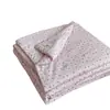 [Productos Premium de Xiangling] Juego de cuatro piezas de colcha de verano de gasa de doble capa transpirable 100% algodón con diseño de cordón, gasa de doble cara