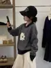Tricô Feminino Listrado Estilo Retro Chic Coreano 2025 Novo Estilo Outono, Top Macio Waxy Estilo Preguiçoso