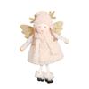 Ángel de peluche transfronterizo para árbol de Navidad, pequeño colgante, candelabro creativo, adorable colgante para niña.