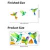 Shang Yi SP-S0009 Tres Colibríes Decoración de Pared para Habitación Infantil Pegatinas de Pared Autoadhesivas Embellecimiento de Sala de Estar Pegatinas de Pared de Fábrica