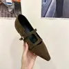 Zapatos Mary Jane Retro Estilo Coreano con Estampado de Leopardo y Punta Fina para Mujer, Modelo Nuevo con Correa Única, Versátiles y Elegantes, Zapatos de Suela Plana de Altura Incrementada