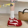 Zapatos de Entrenamiento Alemanes con Cordones de Piel de Vaca para Mujer, Zapatillas Casuales Finas y Transpirables de Verano, Zapatos para Mujer que Hacen que los Pies Parezcan Más Pequeños, Zapatos A-Gan