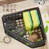 Nuevo gadget de cocina: Estante de drenaje para fregadero de acero inoxidable 304, soporte colgante grande para esponjas de lavabo individual y cesta colgante de almacenamiento
