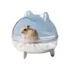 Lanzamiento de Nuevo Producto Hámster Oso Dorado Baño Mascota Transparente Chinchilla Dinosaurio Baño Arena para Baño Antisalpicaduras Baño Baño