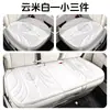 Cojines personalizados para asientos de coche para todas las estaciones, juego de tres piezas de cojín para asiento de interior de coche estilo chino, gamuza transpirable para asientos delanteros y traseros
