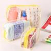 Bolsa de Almacenamiento, Set de Tocador Transfronterizo para Viaje, Neceser, Bolsa de Almacenamiento Transparente Gruesa Impermeable, Bolsa de Cosméticos de Gran Capacidad