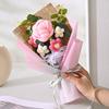 Flores Artificiais, Flores de Fio Tricotado, Pequenos Buquês Prontos, Girassóis, Rosas, Flores Festivas Feitas à Mão, Lembrancinhas Transfronteiriças Atacado
