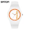 Venta Especial de Liquidación Sanda Reloj Luminoso Impermeable de Movimiento Único para Hombres y Mujeres TJ Procesamiento Promocional Reloj Electrónico