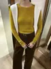 EVERTRUE 2026 Otoño/Invierno Estilo Old Money Tejido de Lana Nuevo para Mujer Camiseta de Manga Larga Ajustada 35455