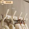 Gancho de porta, cabide sem furos, gancho para pendurar na parte de trás da porta do quarto para roupas, chapéus, bolsas, tipo de alta capacidade de carga