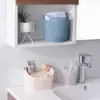 Suporte de Armazenamento de Mesa com Cartucho para Pincel de Maquiagem Feminino Suporte Multifuncional Criativo para Celular Porta-Canetas Caixa Organizadora para Mesa de Escritório