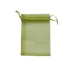 Bolsas de Malla Transpirables y Ligeras a Prueba de Pájaros e Insectos para Frutas Uva Fresa Higo Granada Bolsas con Cordón de Protección