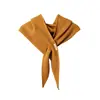 Chal Cruzado de Punto de Color Sólido Estilo Primavera y Otoño para Mujer, Bufanda Triangular de Imitación Cachemir, Ropa de Ambiente Estilo Coreano, Adecuado para Habitaciones con Aire Acondicionado