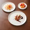 Fábrica 4.7 pulgadas Shanye Baishan Platos Hermosos 2026 Modelo Nuevo Platos de Postre Cerámica Platos para Steak Platos para Comida Occidental