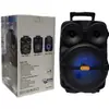 Novo Alto-falante Bluetooth 2023 DG- 1203.8 polegadas Portátil para Dança Quadrada ao Ar Livre Áudio com Luz Saída de Alta Potência