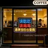 Caixa de Luz de Letreiro Neon LED Parede de Fundo para Bar Loja Popular de Café e Chá Placa Luminosa Criativa de Formato Especial