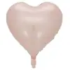 Globo de película de aluminio con forma de corazón 'Amor' de 18 pulgadas para fiesta de cumpleaños, boda, globo de papel de aluminio en forma de corazón, globo para decoración de habitación de boda, venta al por mayor