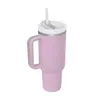 Taza de coche de segunda generación de 40 oz con logotipo, taza de gran capacidad con asa, taza de hielo para coche transfronteriza, taza de agua fría con aislamiento