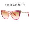 Nuevas Gafas de Sol de Moda Ojo de Gato 6169 Versátiles Street Style Gafas de Montura para Mujer Gafas de Sol Personalizadas de Moda INS